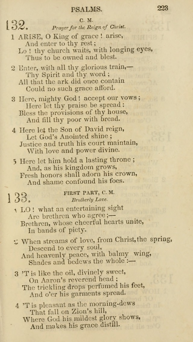 Church Psalmist: or psalms and hymns for the public, social and private use of evangelical Christians (5th ed.) page 225