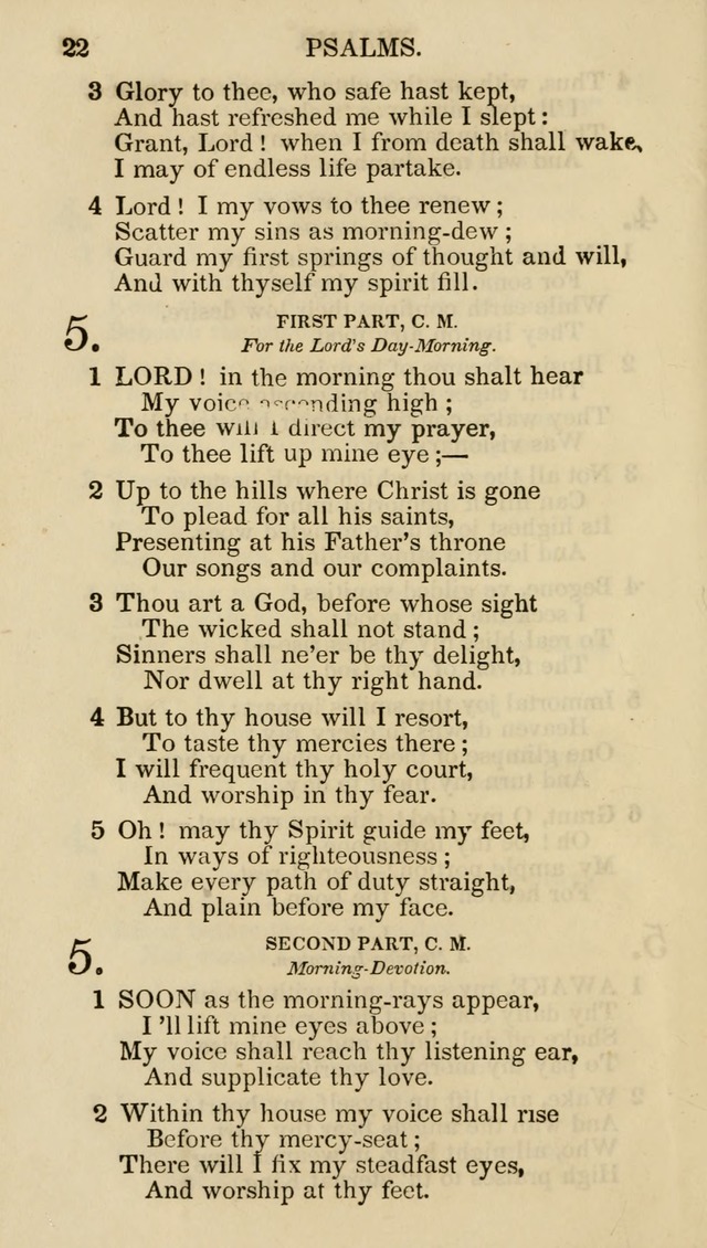 Church Psalmist: or psalms and hymns for the public, social and private use of evangelical Christians (5th ed.) page 24