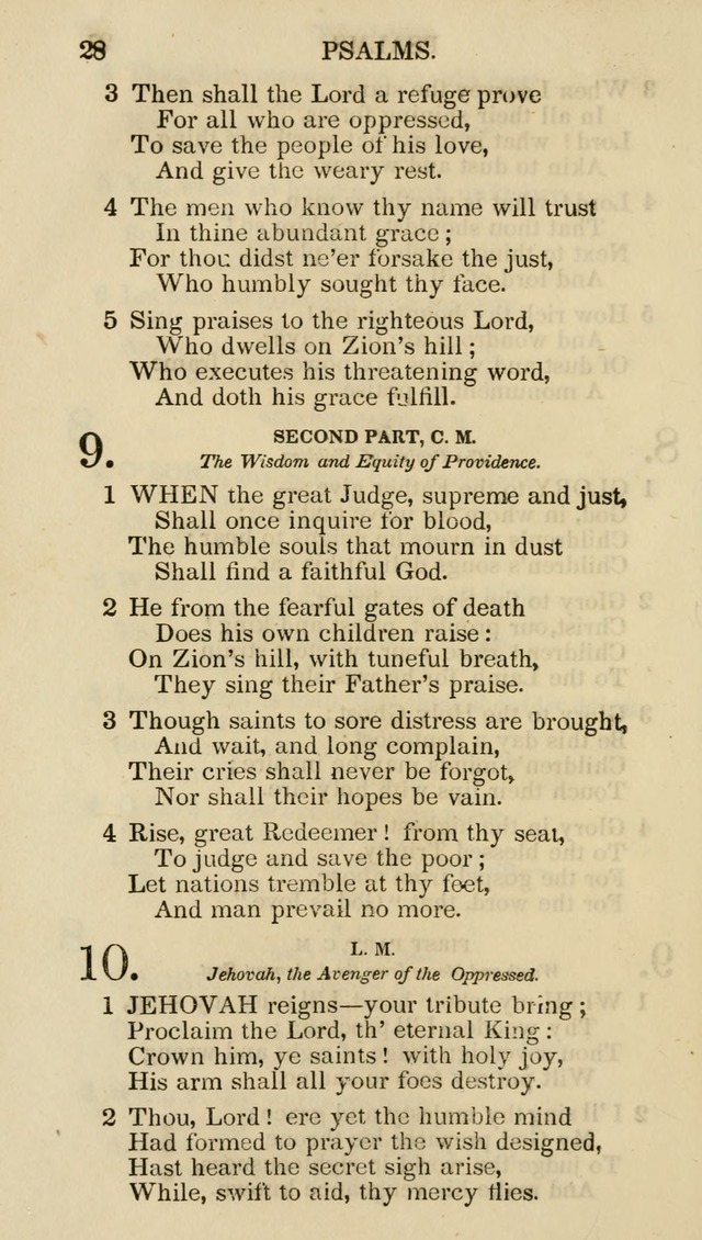 Church Psalmist: or psalms and hymns for the public, social and private use of evangelical Christians (5th ed.) page 30