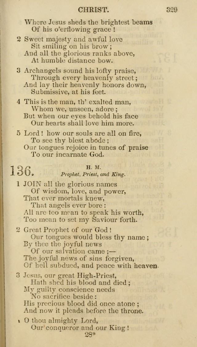 Church Psalmist: or psalms and hymns for the public, social and private use of evangelical Christians (5th ed.) page 331