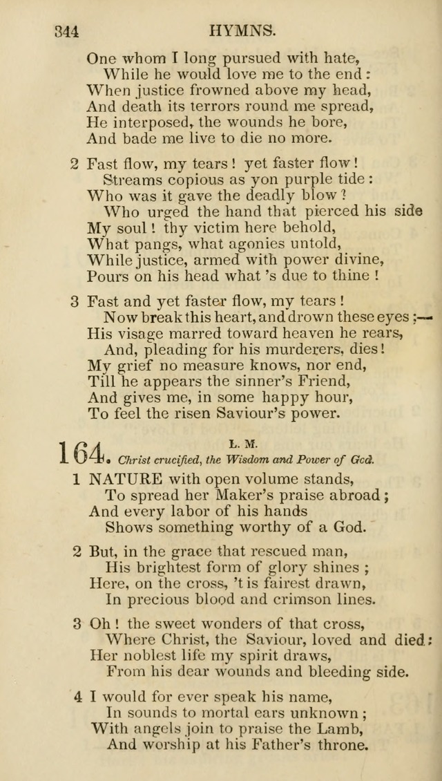 Church Psalmist: or psalms and hymns for the public, social and private use of evangelical Christians (5th ed.) page 346