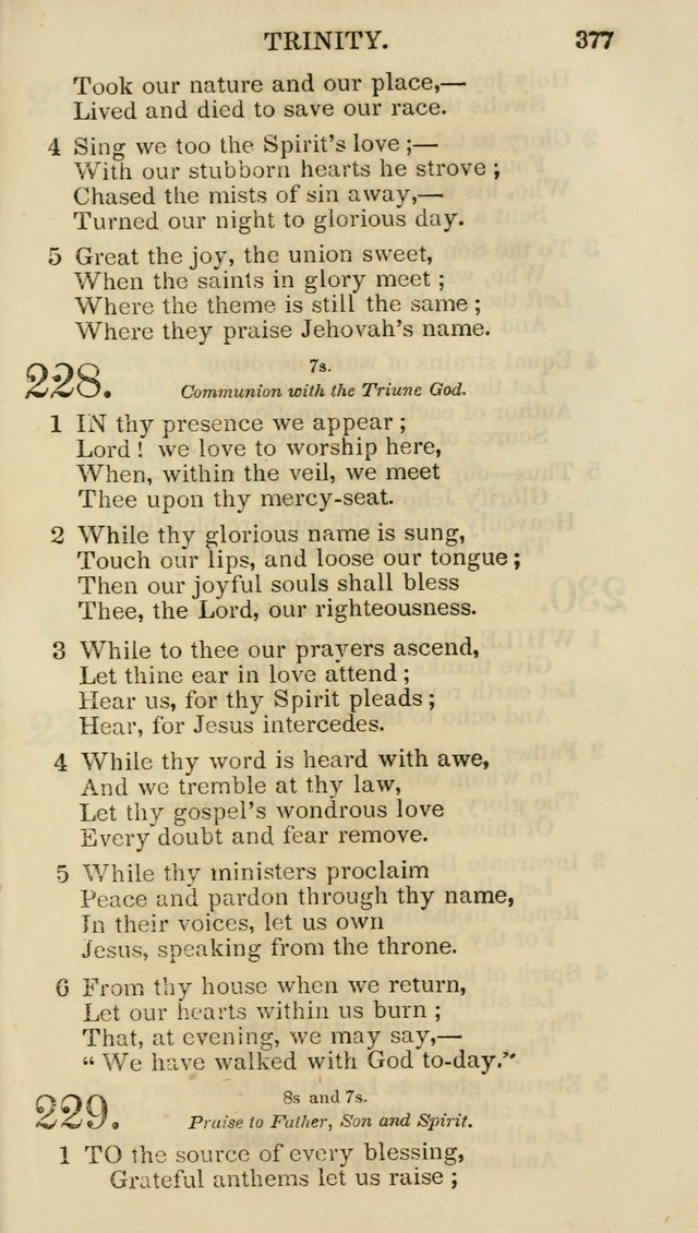 Church Psalmist: or psalms and hymns for the public, social and private use of evangelical Christians (5th ed.) page 379