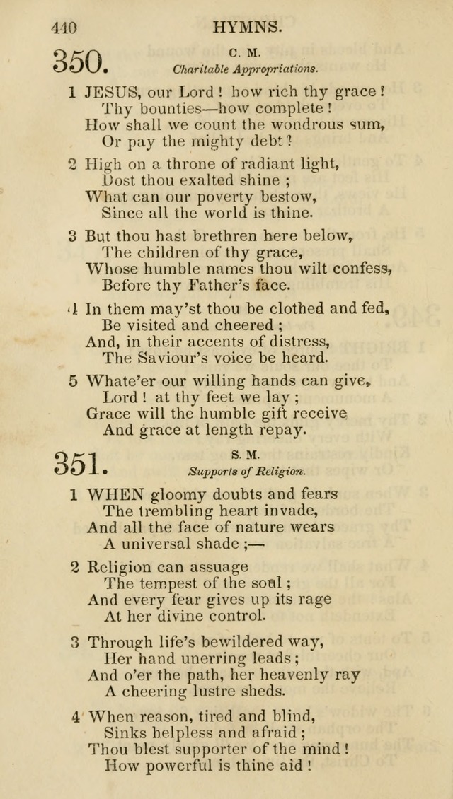 Church Psalmist: or psalms and hymns for the public, social and private use of evangelical Christians (5th ed.) page 442