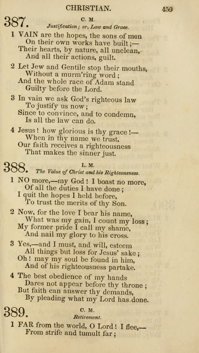 Church Psalmist: or psalms and hymns for the public, social and private use of evangelical Christians (5th ed.) page 461