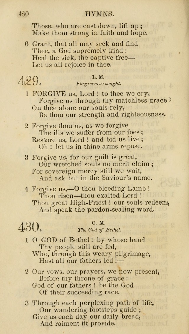 Church Psalmist: or psalms and hymns for the public, social and private use of evangelical Christians (5th ed.) page 482