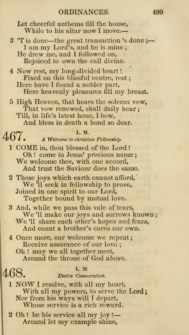 Church Psalmist: or psalms and hymns for the public, social and private use of evangelical Christians (5th ed.) page 501