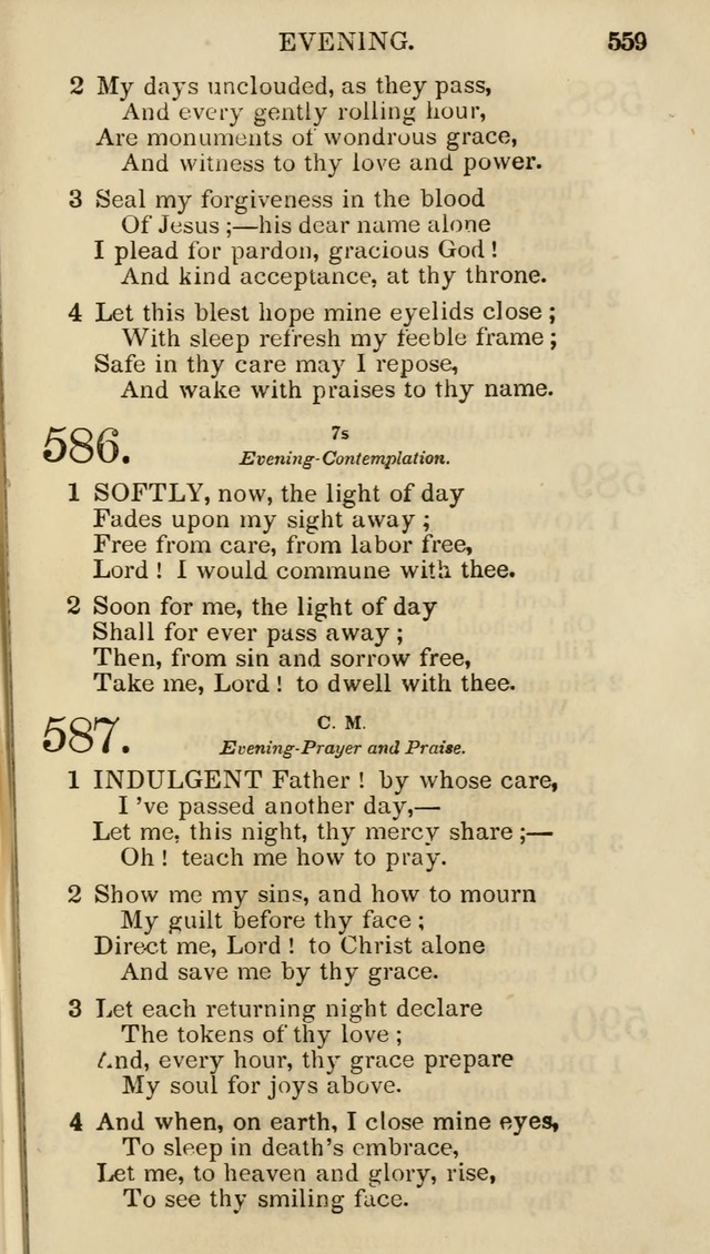 Church Psalmist: or psalms and hymns for the public, social and private use of evangelical Christians (5th ed.) page 561