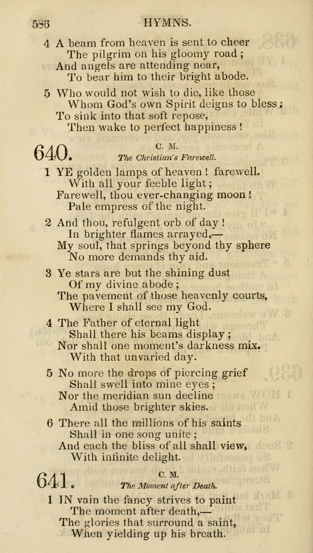 Church Psalmist: or psalms and hymns for the public, social and private use of evangelical Christians (5th ed.) page 588