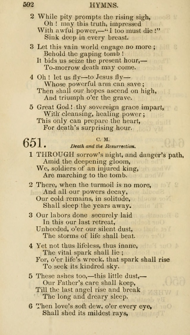 Church Psalmist: or psalms and hymns for the public, social and private use of evangelical Christians (5th ed.) page 594