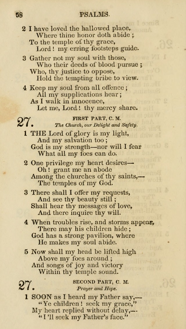 Church Psalmist: or psalms and hymns for the public, social and private use of evangelical Christians (5th ed.) page 60