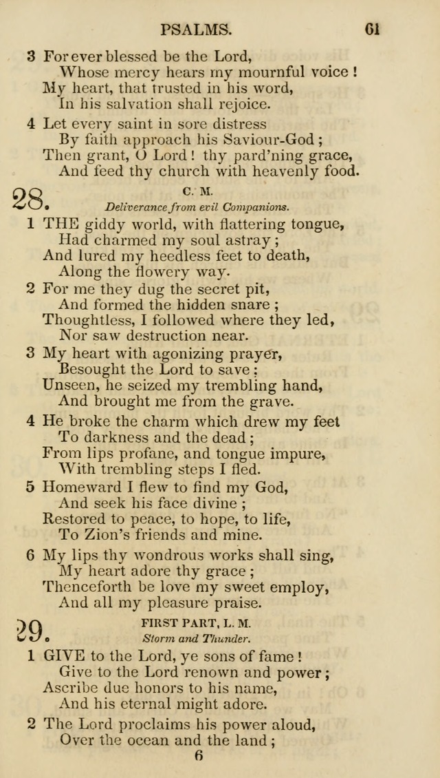 Church Psalmist: or psalms and hymns for the public, social and private use of evangelical Christians (5th ed.) page 63