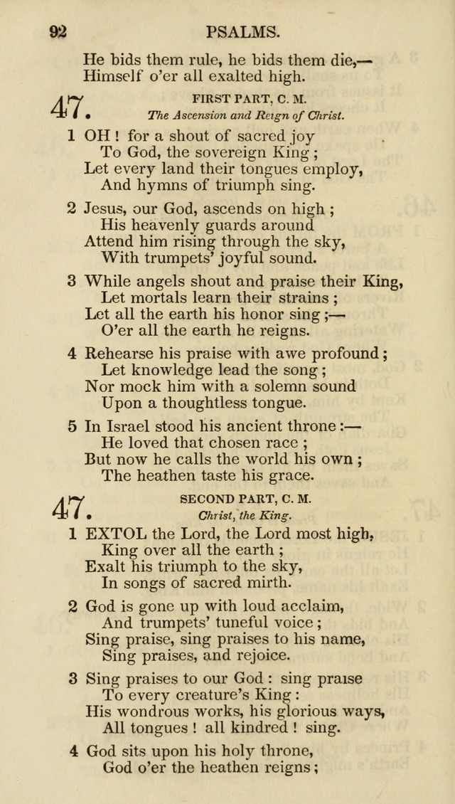 Church Psalmist: or psalms and hymns for the public, social and private use of evangelical Christians (5th ed.) page 94