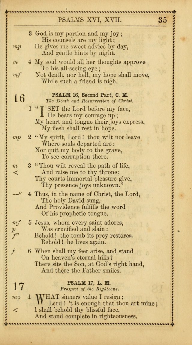 Church Psalmist: or, psalms and hymns, for the public, social and private use of Evangelical Christians. With Supplement. (53rd ed.) page 34