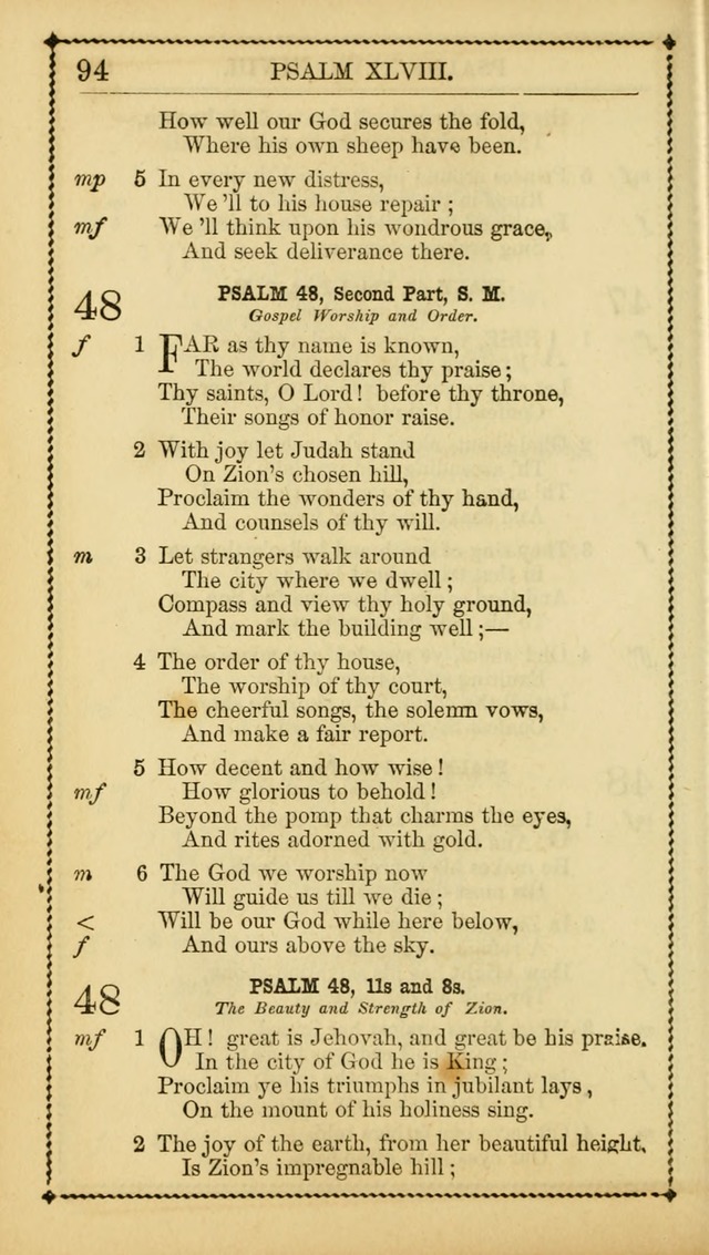 Church Psalmist: or Psalms and Hymns Designed for the Public, Social, and  Private Use of Evangelical Christians ... with Supplement.  53rd ed. page 97