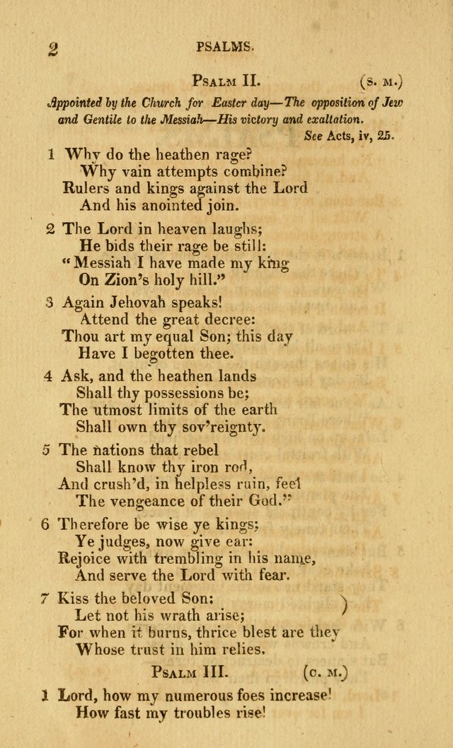 Church Poetry: being Portions of the Psalms in Verse and Hymns suited  to  the Festivals and Fasts, and Various Occasions of the Church page 19