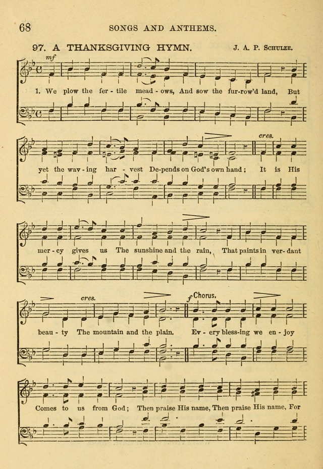 Choral praise: songs and anthems, for Sunday schools and choral societies. page 71