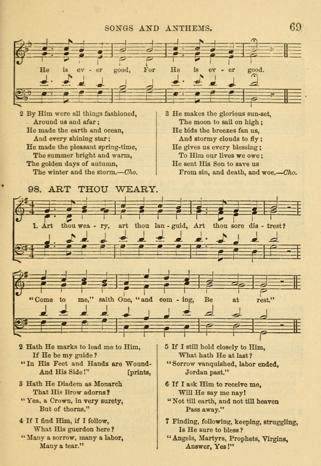 Choral praise: songs and anthems, for Sunday schools and choral societies. page 72
