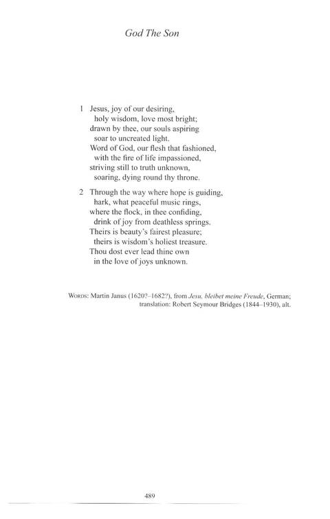 CPWI Hymnal page 485