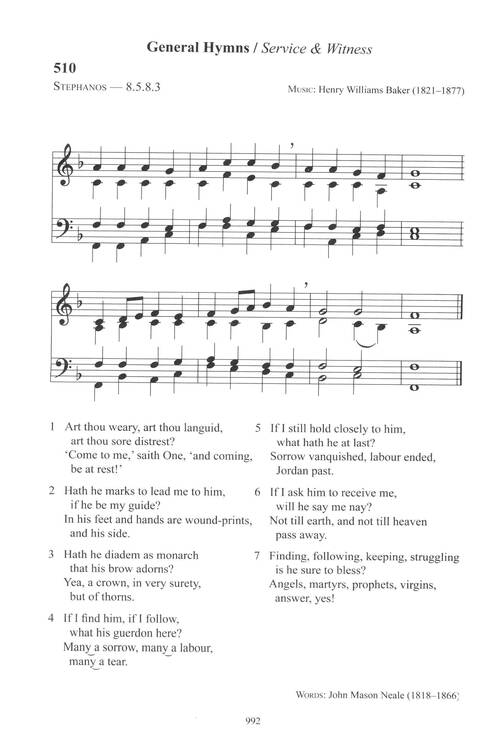 CPWI Hymnal page 984