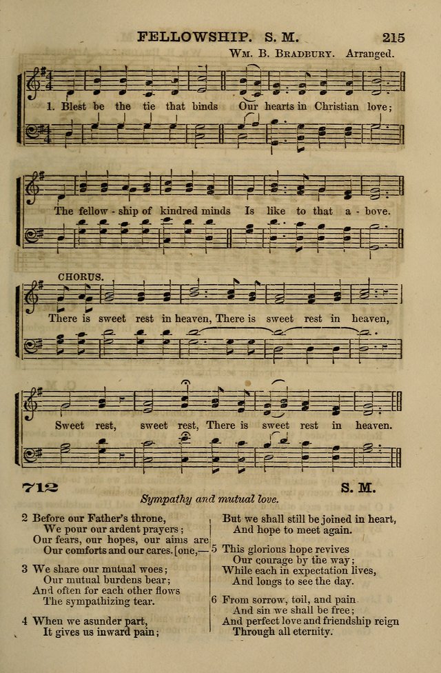 The Centenary Singer: a collection of hymns and tunes popular during the last one hundred years page 215