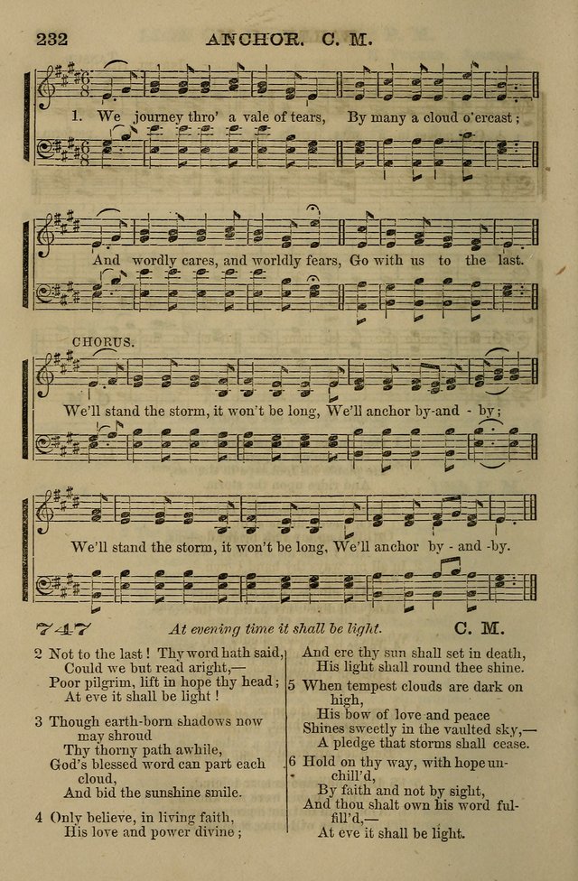 The Centenary Singer: a collection of hymns and tunes popular during the last one hundred years page 232