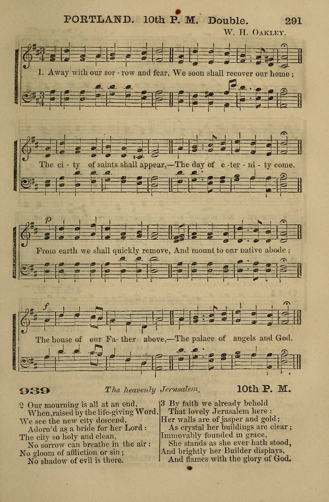 The Centenary Singer: a collection of hymns and tunes popular during the last one hundred years page 291
