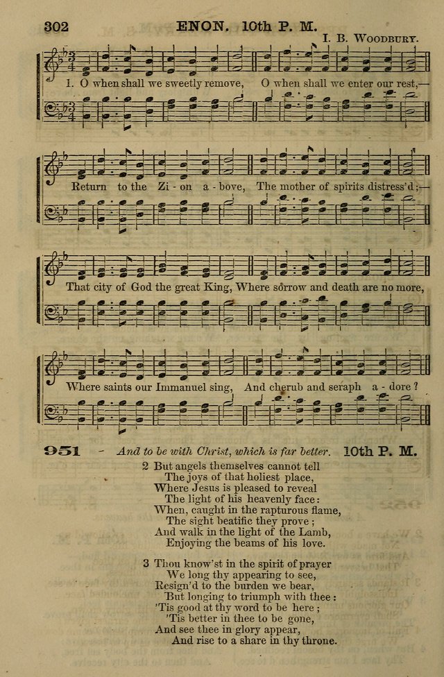 The Centenary Singer: a collection of hymns and tunes popular during the last one hundred years page 302