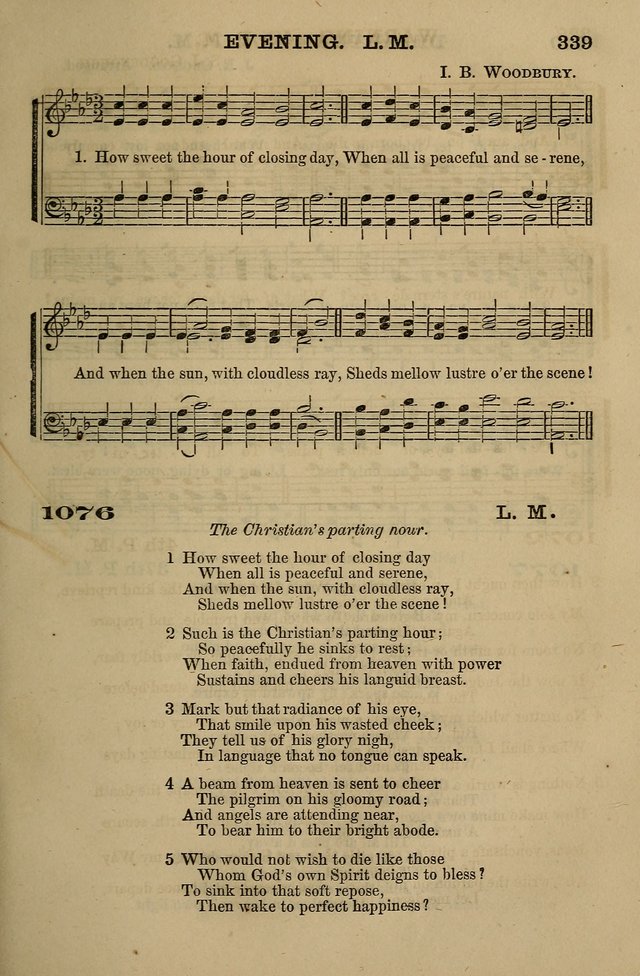 The Centenary Singer: a collection of hymns and tunes popular during the last one hundred years page 339