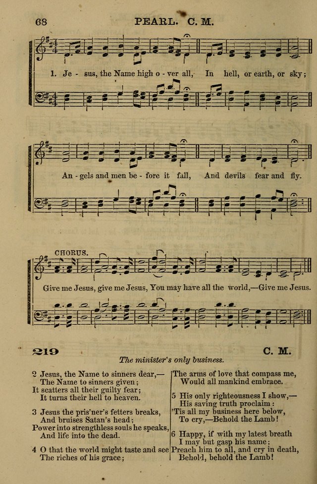 The Centenary Singer: a collection of hymns and tunes popular during the last one hundred years page 68