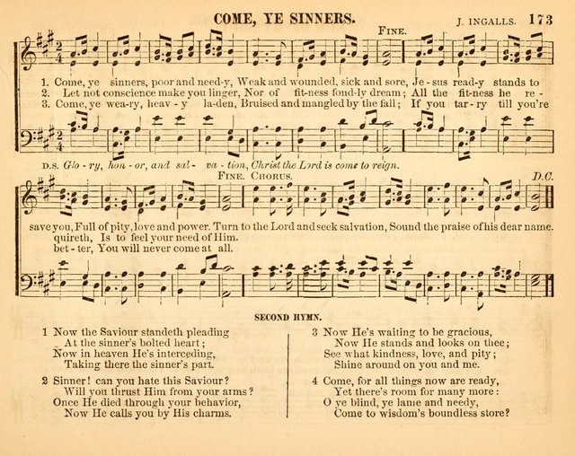 Christian Songs: for the Sunday School page 173