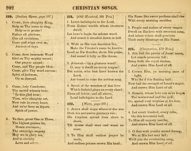 Christian Songs: for the Sunday School page 202