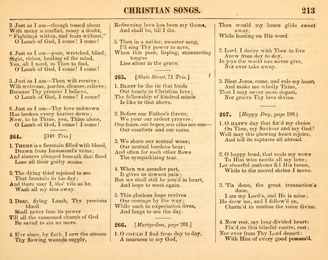 Christian Songs: for the Sunday School page 213