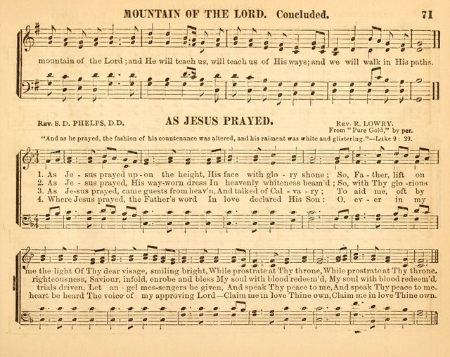 Christian Songs: for the Sunday School page 71
