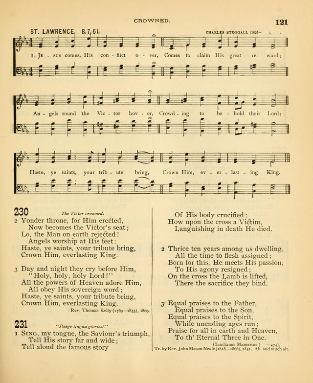 Carmina Sanctorum: a selection of hymns and songs of praise with tunes page 122