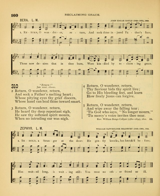 Carmina Sanctorum: a selection of hymns and songs of praise with tunes page 161