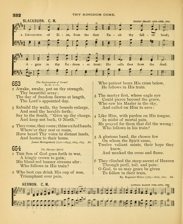 Carmina Sanctorum: a selection of hymns and songs of praise with tunes page 335