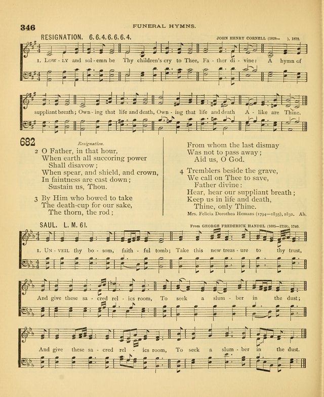 Carmina Sanctorum: a selection of hymns and songs of praise with tunes page 349