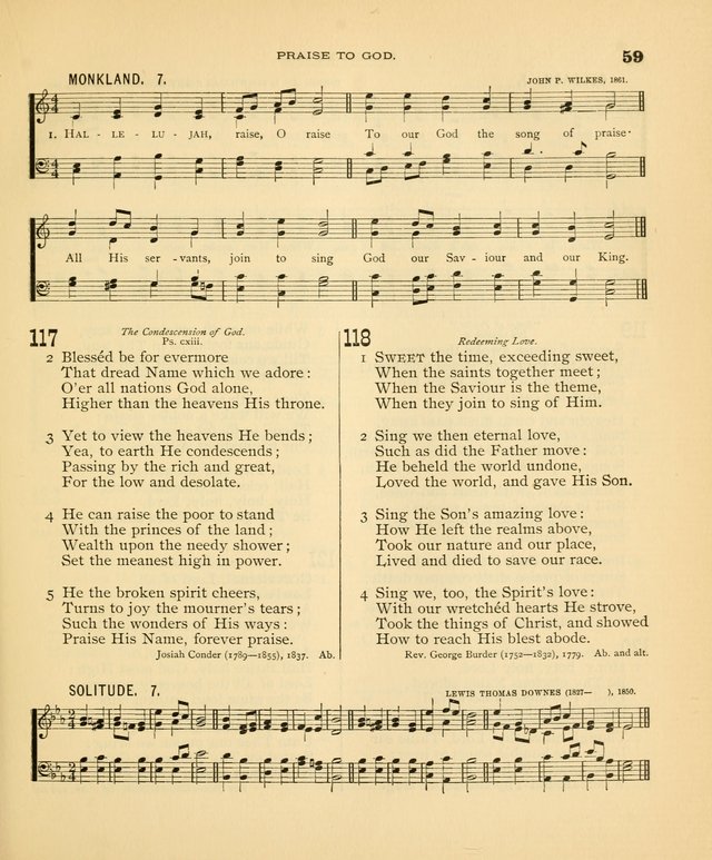 Carmina Sanctorum: a selection of hymns and songs of praise with tunes page 60