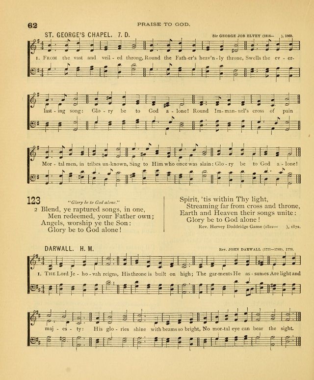 Carmina Sanctorum: a selection of hymns and songs of praise with tunes page 63