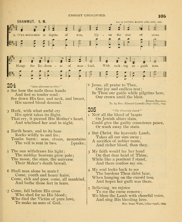 Carmina Sanctorum, a selection of hymns and songs of praise with tunes page 106