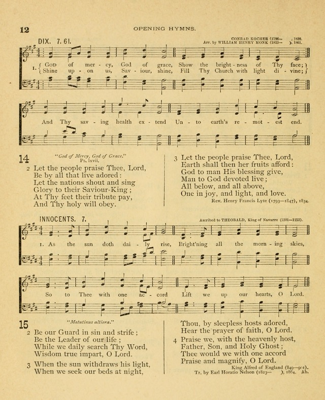 Carmina Sanctorum, a selection of hymns and songs of praise with tunes page 13