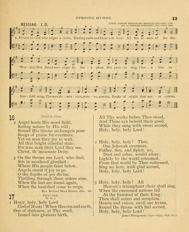 Carmina Sanctorum, a selection of hymns and songs of praise with tunes page 14