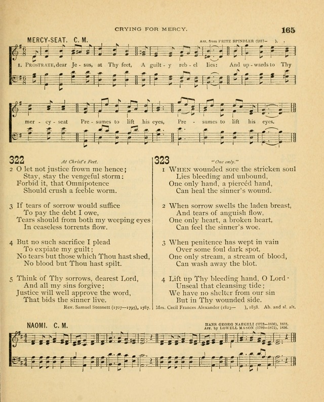 Carmina Sanctorum, a selection of hymns and songs of praise with tunes page 166