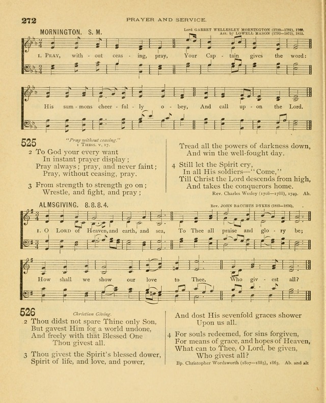 Carmina Sanctorum, a selection of hymns and songs of praise with tunes page 273