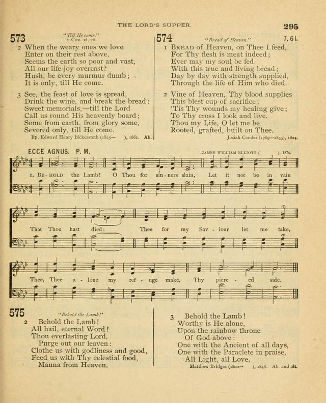 Carmina Sanctorum, a selection of hymns and songs of praise with tunes page 296