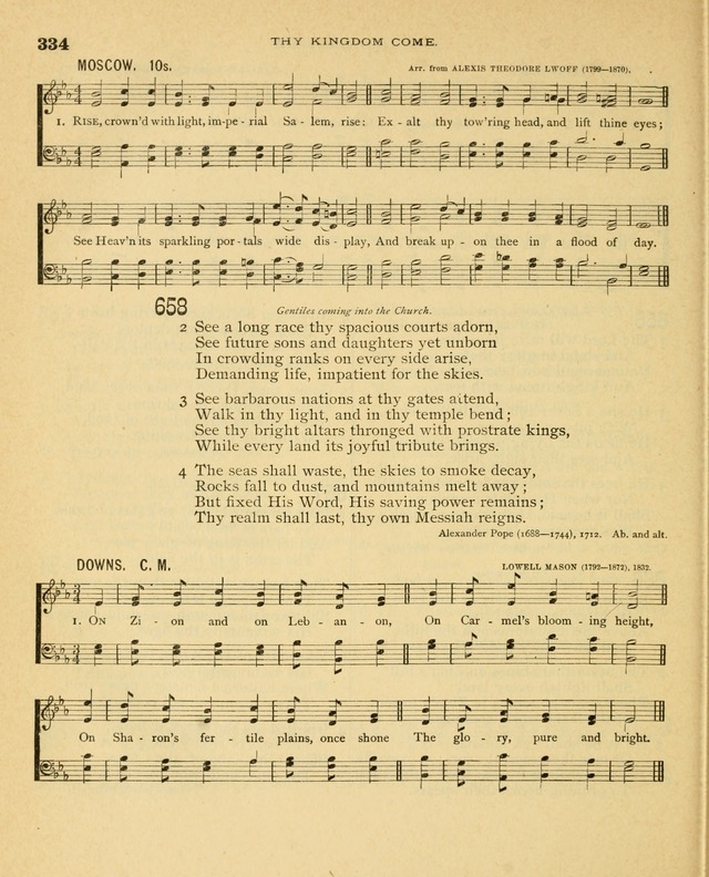 Carmina Sanctorum, a selection of hymns and songs of praise with tunes page 335