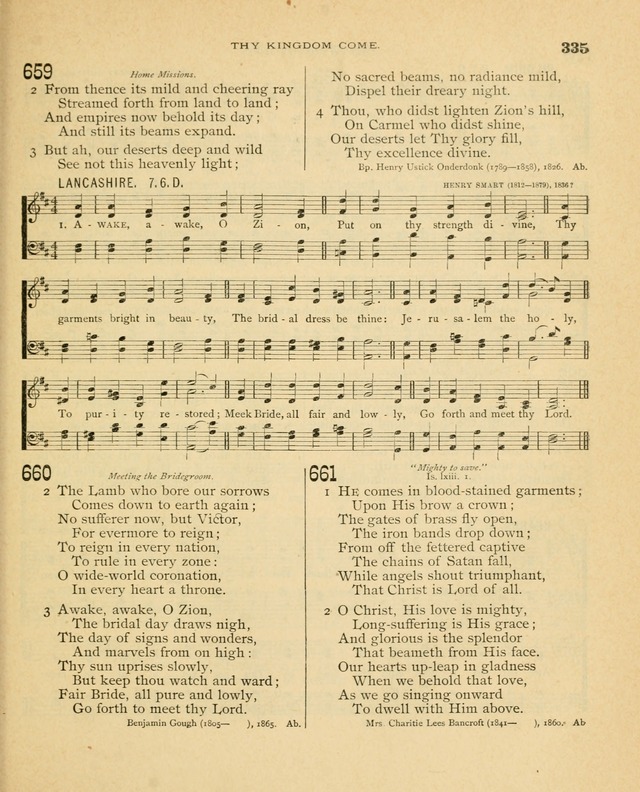 Carmina Sanctorum, a selection of hymns and songs of praise with tunes page 336