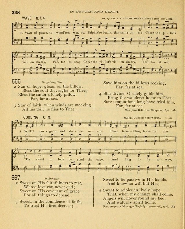 Carmina Sanctorum, a selection of hymns and songs of praise with tunes page 339
