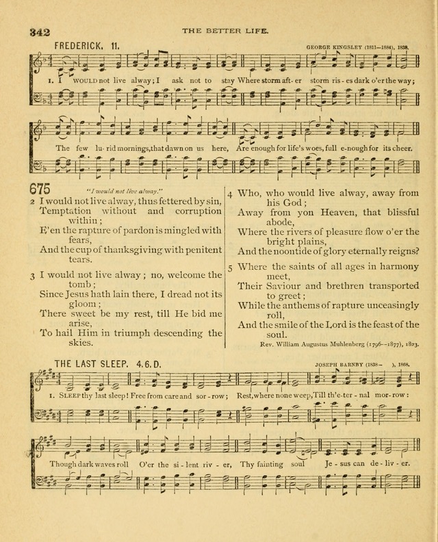 Carmina Sanctorum, a selection of hymns and songs of praise with tunes page 343