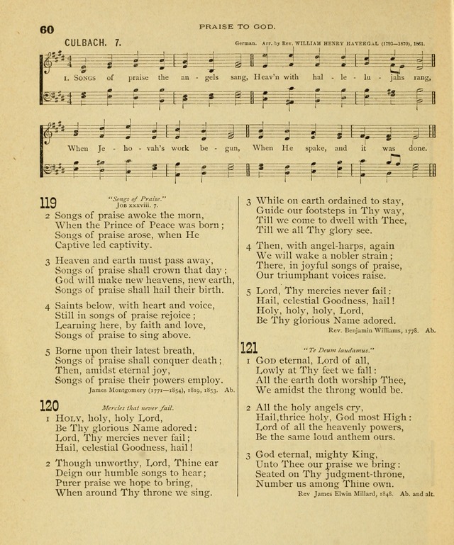Carmina Sanctorum, a selection of hymns and songs of praise with tunes page 61